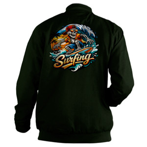 Jaket Bomber Surfboard Sunset