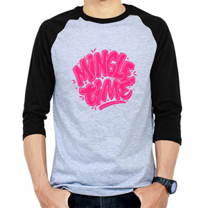 Kaos Raglan Mingle Time