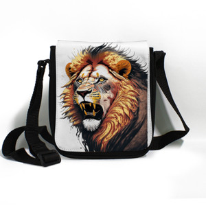 Tas Selempang Lion face - Singa alam liar 14
