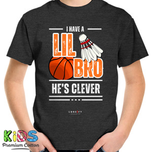 Kaos baju kakak laki2 - adik laki2 (black)