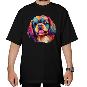 Kaos Oversize Kaos Gambar Anjing 092