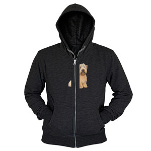 Hoodie Zipper Kaos Gambar Anjing 428