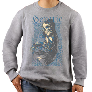 Jaket Sweater Heretic Skull