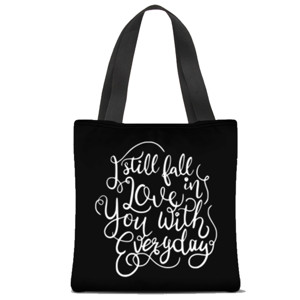 Tas Tote Fullprint I STILL FALL IN LOVE WITH YOU EVERYDAY