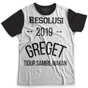 Kaos Fullprint Resolusi 2019