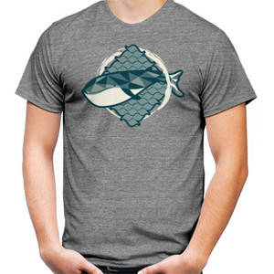 Kaos Blue Whale Geometric Hazy Color