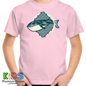 Kaos Blue Whale Geometric Hazy Color