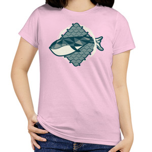 Kaos Blue Whale Geometric Hazy Color