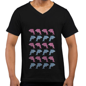 Kaos  Dolphin - Kaos Wanita by Co_mbro