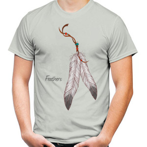 Kaos Native American - Indians Feathers