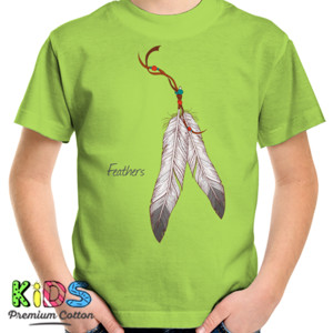 Kaos Native American - Indians Feathers