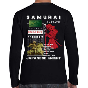 Kaos Samurai Streetwear Lengan Panjang