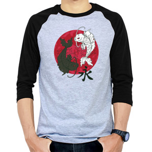 Kaos Raglan DISTRO Collection G_BLACK FOREVER