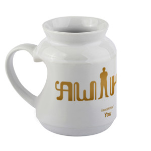 Mug Vela heart glass “Awakmu” it means you
