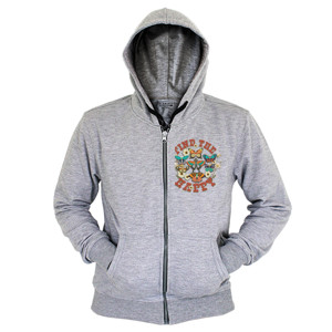 Hoodie Zipper Kaos Cewe Keren, Tema Kupu-kupu 04