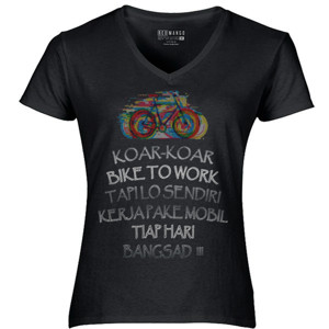 Kaos Kaos tshirt bicycle sepeda