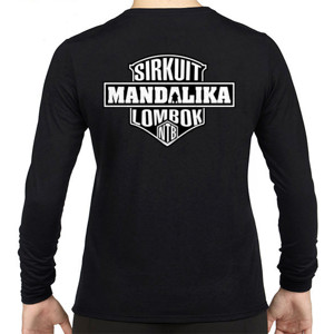 Kaos Sirkuit Mandalika Lombok NTB Badge BW