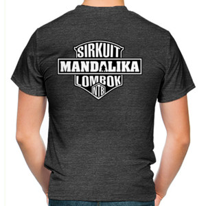 Kaos Sirkuit Mandalika Lombok NTB Badge BW