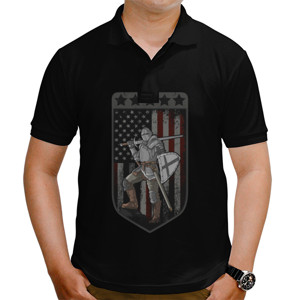 Kaos Polo Sweater Pria - Jaket Pria Knight Armor