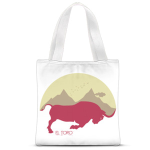 Tas Tote Fullprint EL TORO DE MADRID