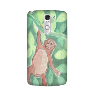 Watercolor monkey Casing HP