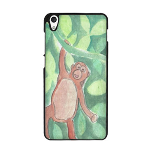 Watercolor monkey Casing HP