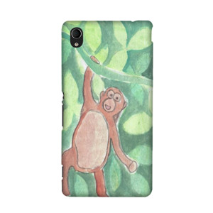 Watercolor monkey Casing HP