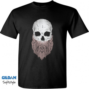 Kaos tengkorak berjenggot