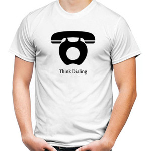 Kaos Kaos Parodi Logo Think Dialing (SB8F7)