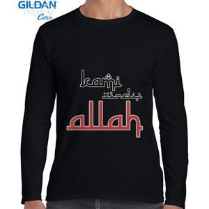 Kaos Long Sleeve Pria Kami Rindu Allah