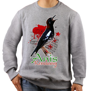 Jaket Sweater Burung Anis Kembang