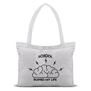 Tas Tote School Totebag Kanvas