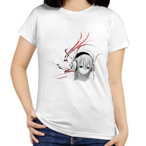 Kaos girl listening to music