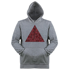 Jaket Hoodie Red Triangle