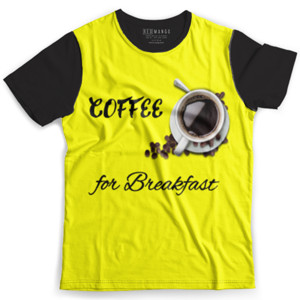Kaos Fullprint Coffee for Breakfast
