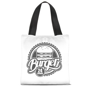 Tas Tote Fullprint Burger Bag