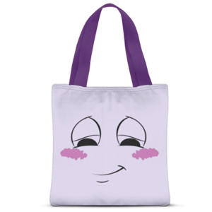 Tas Tote Fullprint tas ungu