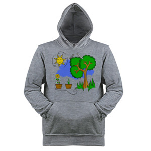 Jaket Hoodie Pemandangan