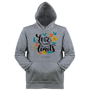 Jaket Hoodie Gildan Soft Style Love Without Limit