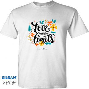 Kaos Gildan Soft Style Love Without Limit