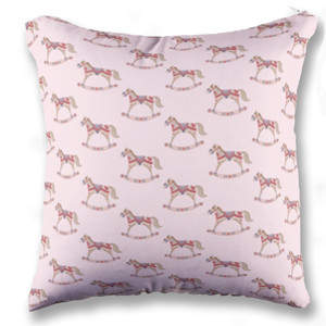 Bantal Rocking Horses in Pink