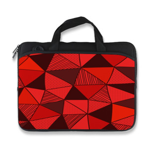 Tas Laptop Tas Laptop merah  segitiga 