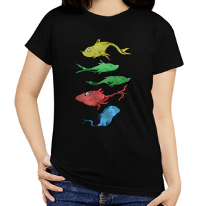 Kaos Dr Seuss Fishes Swim fish