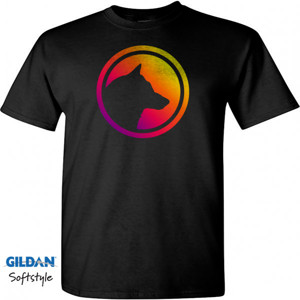 Kaos Wolf Silhouette Colorful