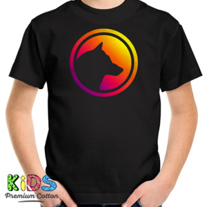 Kaos Wolf Silhouette Colorful