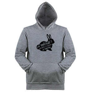 Jaket Hoodie A rabbit makes a house a home