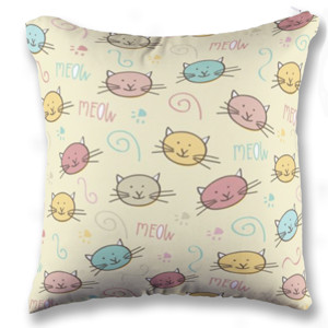 Bantal Doodle Cats