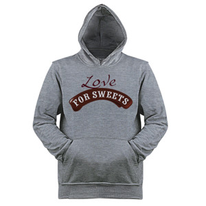 Jaket Hoodie Distro Love For Sweets