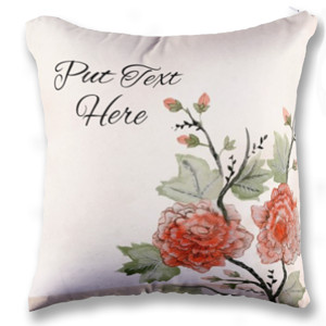 Bantal bantal motif bunga