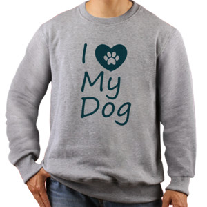 Jaket Sweater i love my dog
